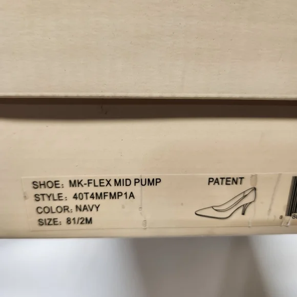 Michael kors flex mid pump Navy color patent Leather - Picture 8 of 11